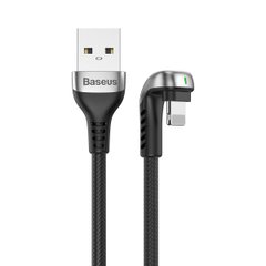 USB кабель для iPhone Lightning BASEUS U-shaped Green Lamp Mobile Game |2M, 1.5 A|