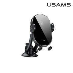 Держатель USAMS with wireless charger Automatic Coil Induction (Center console) US-CD131 |15W|