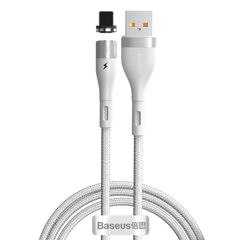 USB кабель для iPhone Lightning BASEUS Zinc Magnetic Safe Fast Charging Data Cable |1m, 2.4A| (CALXC-KG1)
