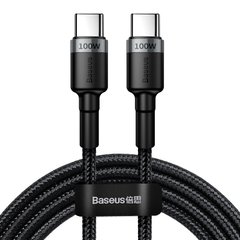 USB кабель Type-c на Type-c BASEUS Flash charge cafule | 2M, PD2.0 100W, (20V 5A) |. Black