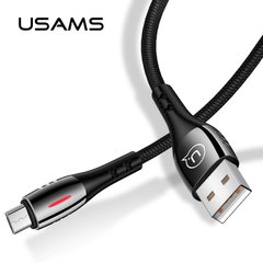 Кабель USAMS Micro USB Smart Power-off U-Tone series US-SJ346 |1.2 m, 2A|