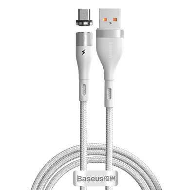 Кабель Baseus Micro USB Zinc Magnetic Safe Fast Charging Data Cable |1m, 2.1A| (CAMXC-KG1)