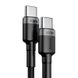 USB кабель Type-c на Type-c BASEUS Flash charge cafule|2M, PD2.0 100W, (20V 5A)|. Black
