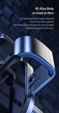 Держатель для телефона в машину BASEUS Simplism gravity car mount. Black