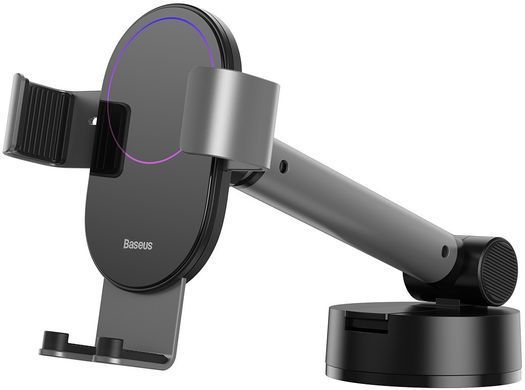 Держатель для телефона в машину BASEUS Simplism gravity car mount. Black