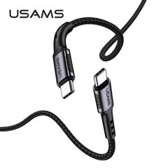 Кабель USAMS Type-C to Type-C US-SJ290 U25 |2m, 3A|