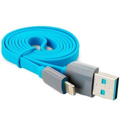 USB кабель для iPhone Lightning Yoobao Flat YB-406 |2.1 A, 0.8 M|