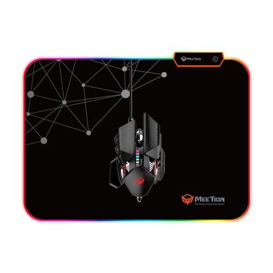 Килимок для миші з підсвічуванням MeeTion Backlit Gaming Mouse Pad RGB MT-PD120. Black. 340х250 мм