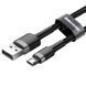USB кабель Micro USB BASEUS Сafule |2.4A, 0.5M| . Black