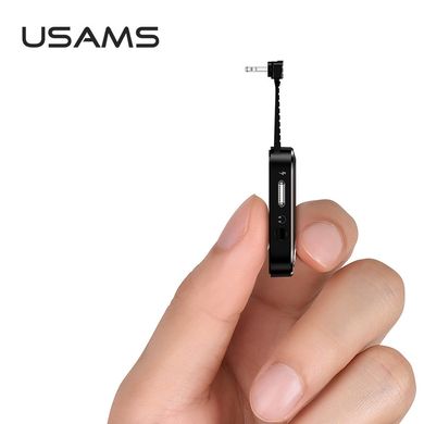 Переходник USAMS Lightning to 3.5mm+Lightning Adapter With LED Light US-SJ358 AU10 |2A|