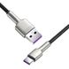 USB кабель Type-C Baseus Cafule Series Metal Data Cable |2M, 5A, 40W|. Black