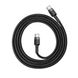 USB кабель Type-c на Type-c BASEUS Flash charge cafule |PD2.0, 60W, 3A, 1M|. Black