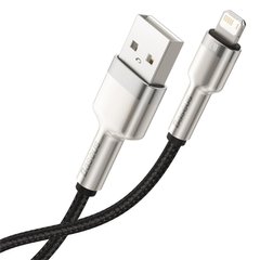 USB кабель Lightning Baseus Cafule Series Metal Data Cable |2M, 2.4A|. Black