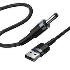 Кабель живлення і зарядки USB to DC 3.5mm BASEUS Cable Cafule | 1M, 2A |. Black