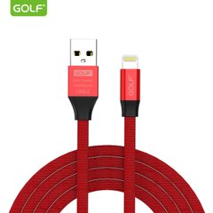 USB кабель для iPhone Lightning GOLF GC-55i |1M, 2.4 A|