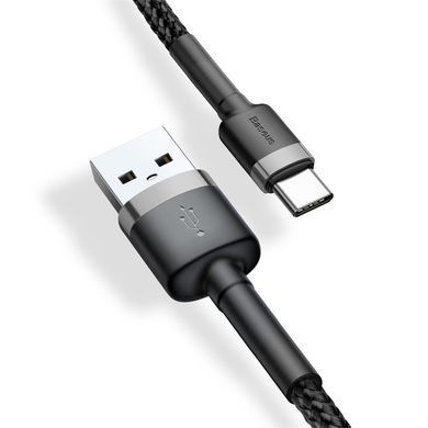 USB кабель Type-C BASEUS cafule |0.5m, 3A|. Black