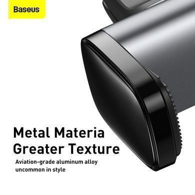 Тримач для телефону в машину BASEUS Steel Cannon Air Outlet Car Mount. Black