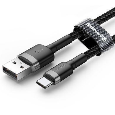 USB кабель Type-C BASEUS cafule |0.5m, 3A|. Black