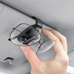 Автомобильный держатель для очков Baseus Platinum Vehicle Eyewear Clip (clamping type). Black