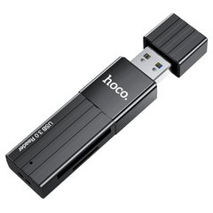 Кардридер HOCO Mindful 2-in-1card reader (USB3.0) HB20 SD/TF, 5Gbps