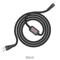 USB кабель для iPhone Lightning HOCO с таймером S4 |1.2m, 2.4A|