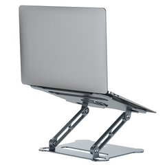 Подставка для ноутбука HOCO PH38 Diamond aluminum alloy folding computer stand |90° adjustment|. Grey