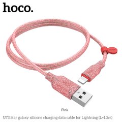 USB кабель для iPhone Lightning HOCO Star Galaxy Silicone U73 |1.2m, 2.4A|