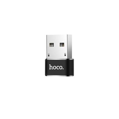 Переходник USB to Type-C HOCO UA6. Black