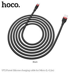 Кабель Hoco Micro USB Forest Silicone U72 |1.2m, 2.4A|