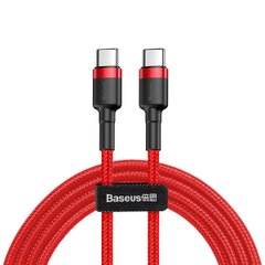 USB кабель Type-c на Type-c BASEUS Flash charge cafule | PD2.0, 60W, 3A, 1M |. Red
