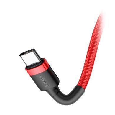 USB кабель Type-c на Type-c BASEUS Flash charge cafule | PD2.0, 60W, 3A, 1M |. Red