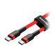 USB кабель Type-c на Type-c BASEUS Flash charge cafule | PD2.0, 60W, 3A, 1M |. Red