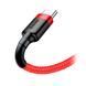 USB кабель Type-c на Type-c BASEUS Flash charge cafule | PD2.0, 60W, 3A, 1M |. Red