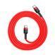 USB кабель Type-c на Type-c BASEUS Flash charge cafule | PD2.0, 60W, 3A, 1M |. Red