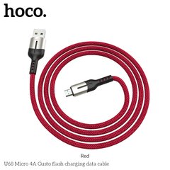 Кабель HOCO Micro USB Gusto U68 |1.2 m, 4A|
