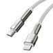 USB кабель Type С на Lightning Baseus Cafule Series Metal Data Cable | 2M, 20W, PD |. Black