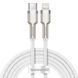 USB кабель Type С на Lightning Baseus Cafule Series Metal Data Cable | 2M, 20W, PD |. Black