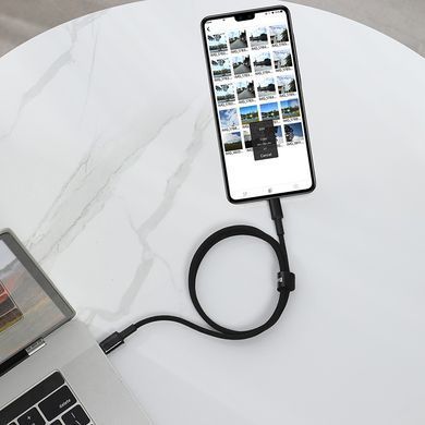 Кабель BASEUS Type-C to Type-C High Density Braided Fast Charging Data Cable |2M, 5A, 100W| (CATGD-A01)