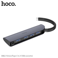 USB хаб HOCO Type-C Victory HB12 |4xUSB3.0, OTG