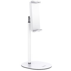 Подставка для телефонов и планшетов настольная Soaring series metal desktop stand HOCO PH31 |4.7-10"| White