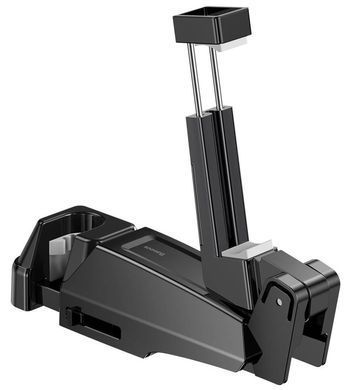 Автомобильный держатель для телефона на подголовник BASEUS backseat vehicle phone holder hook. Black
