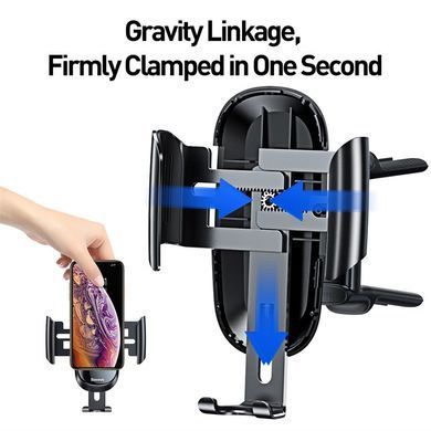 Тримач для телефону в машину в круглий воздуховод BASEUS Future Gravity Vehicle-mounted Holder