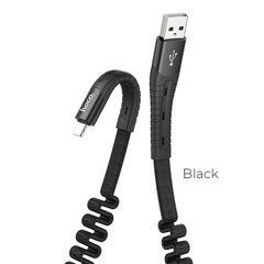 Кабель HOCO Lightning Cotton treasure elastic U78 |2.4A, 1.2m|