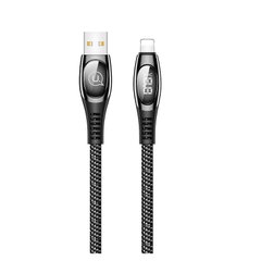 USB кабель для iPhone Lightning USAMS Digital Display US-SJ368 U36 |1.2M, 2A|