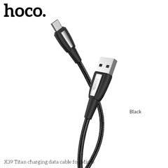 Кабель HOCO Micro USB Nylon Titan X39 |1m, 2.4A|