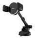 Тримач для телефону в машину HOCO dashboard suction base S12 Lite. Black