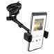 Тримач для телефону в машину HOCO dashboard suction base S12 Lite. Black