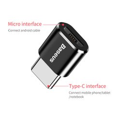 Переходник BASEUS mini Micro USB to Type-C |2.4A|