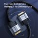 Кабель BASEUS Enjoyment Series DVI Male To DVI Male bidirectional Adapter Cable | 1M |. Grey