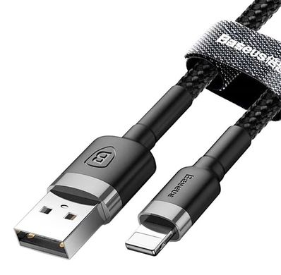 USB кабель Lightning BASEUS cafule |3m, 2A|. Black